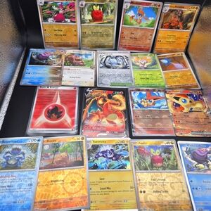 Pokemon Trading Cards - Red, Blue, Yellow, Green